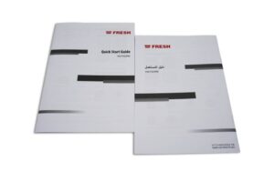 Instruction Manual printing FRESH